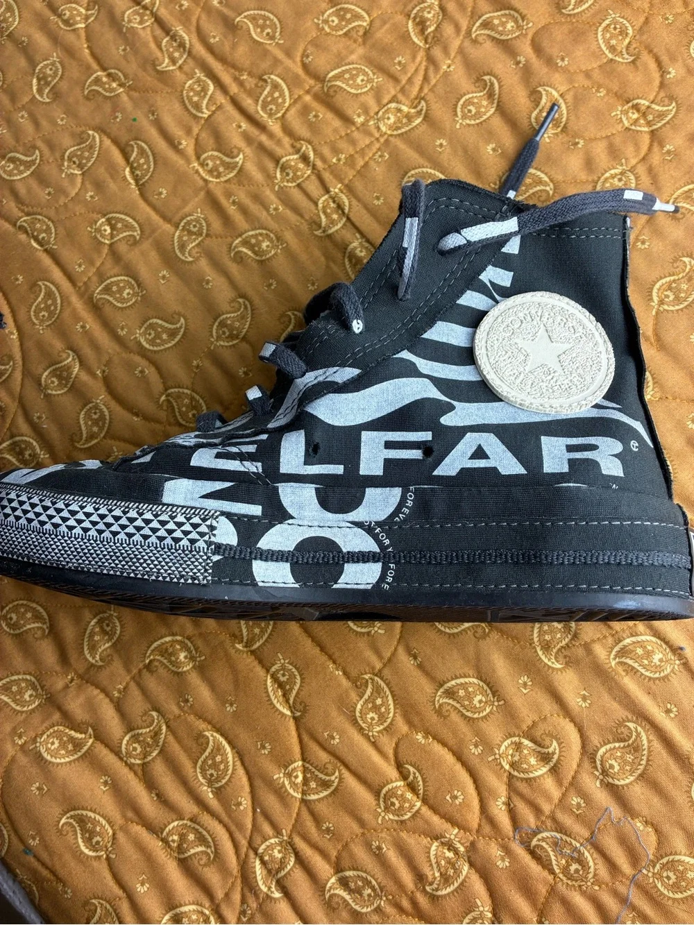 Converse Telfar Chuck 70 Black & White High-Top Sneakers